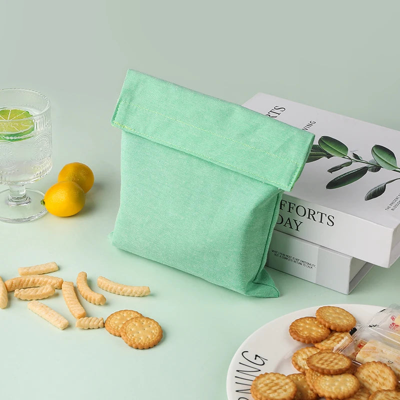 Sacchetti Riutilizzabili per Alimenti – Anti-Spreco, Lavabili e Impermeabili per Snack e Panini