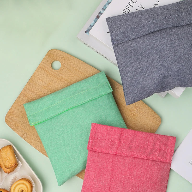 Sacchetti Riutilizzabili per Alimenti – Anti-Spreco, Lavabili e Impermeabili per Snack e Panini