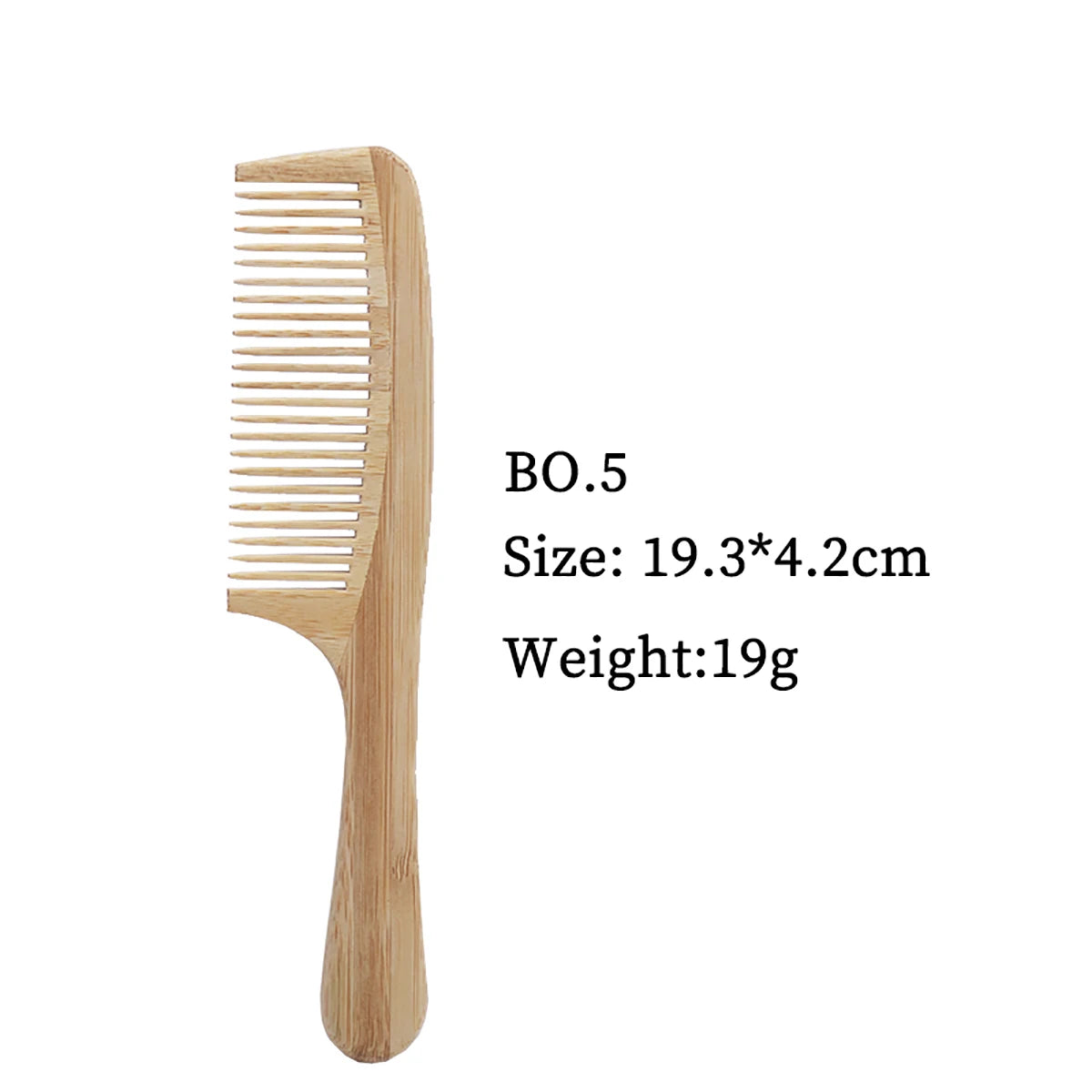 Pettine in Bambù Antistatico – Massaggio Cuoio Capelluto e Acconciatura Naturale per Capelli e Parrucche