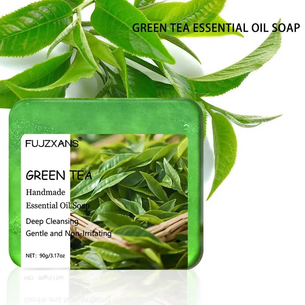 Saponetta Artigianale agli Oli Essenziali – 90g Naturale e Profumata | Rosa, Lavanda, Tè Verde e altre 4 varianti