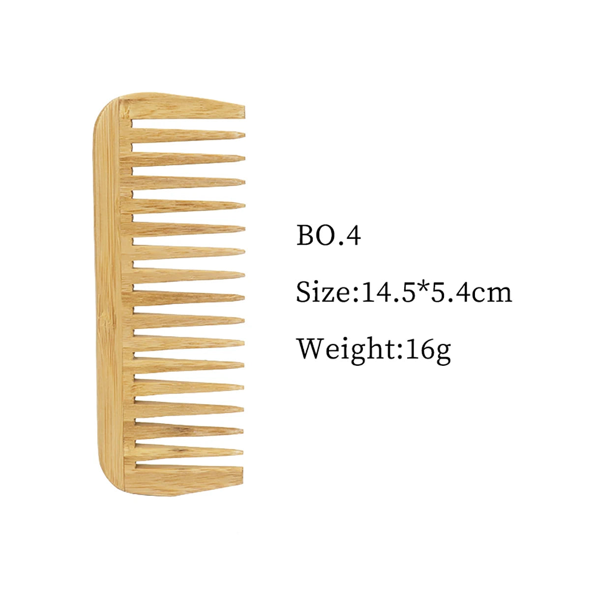 Pettine in Bambù Antistatico – Massaggio Cuoio Capelluto e Acconciatura Naturale per Capelli e Parrucche