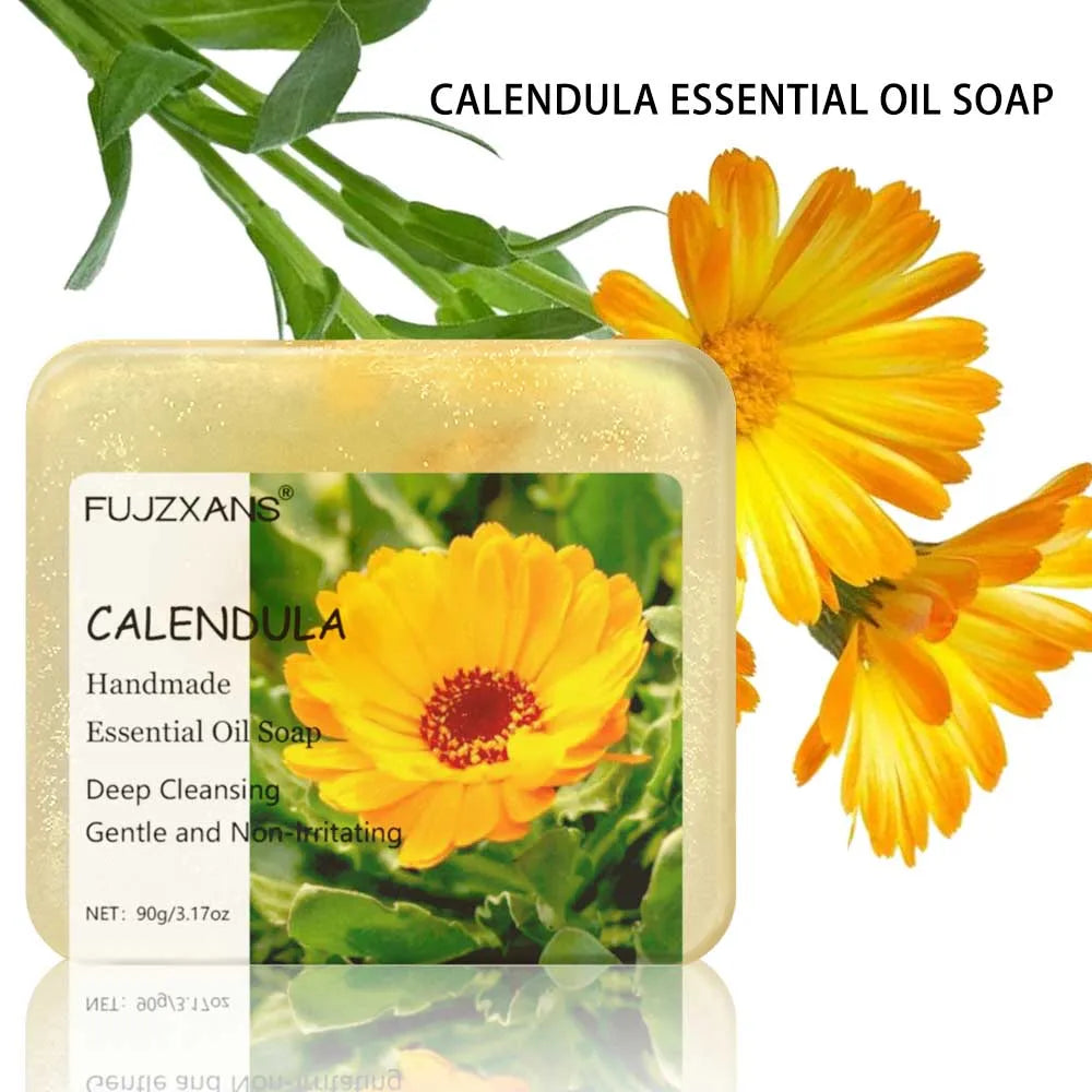 Saponetta Artigianale agli Oli Essenziali – 90g Naturale e Profumata | Rosa, Lavanda, Tè Verde e altre 4 varianti